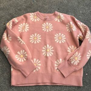 Floral sweater